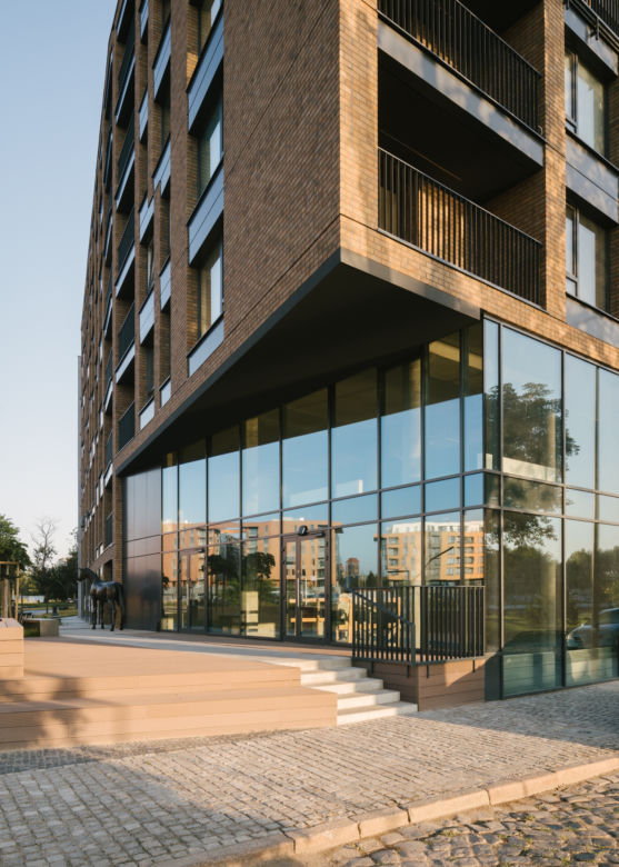 Chlebova Apartamenty nad brzegiem Motławy, w miejscu drugiej przemysłowej Fabryki Chleba w Gdańsku