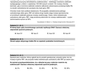 Matura 2022: biologia rozszerzona. Arkusze CKE, zadania, pytania. Poziom rozszerzony