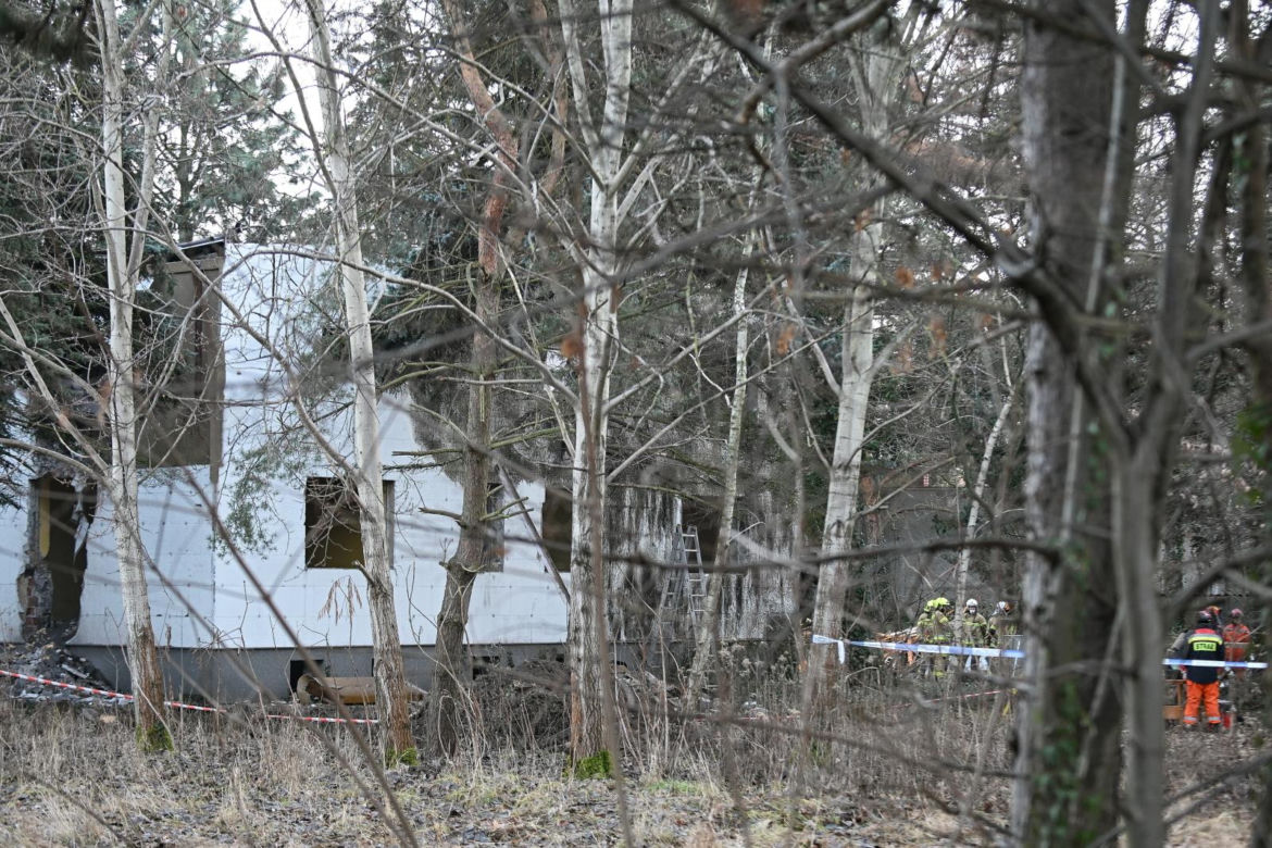 Runął strop budynku w Warszawie (23.01.2025)