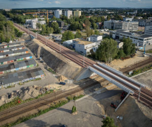 Gotowy wiadukt kolejowy na ul. Przodowników w Katowicach