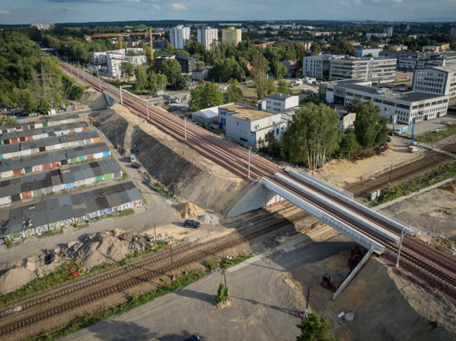 Gotowy wiadukt kolejowy na ul. Przodowników w Katowicach