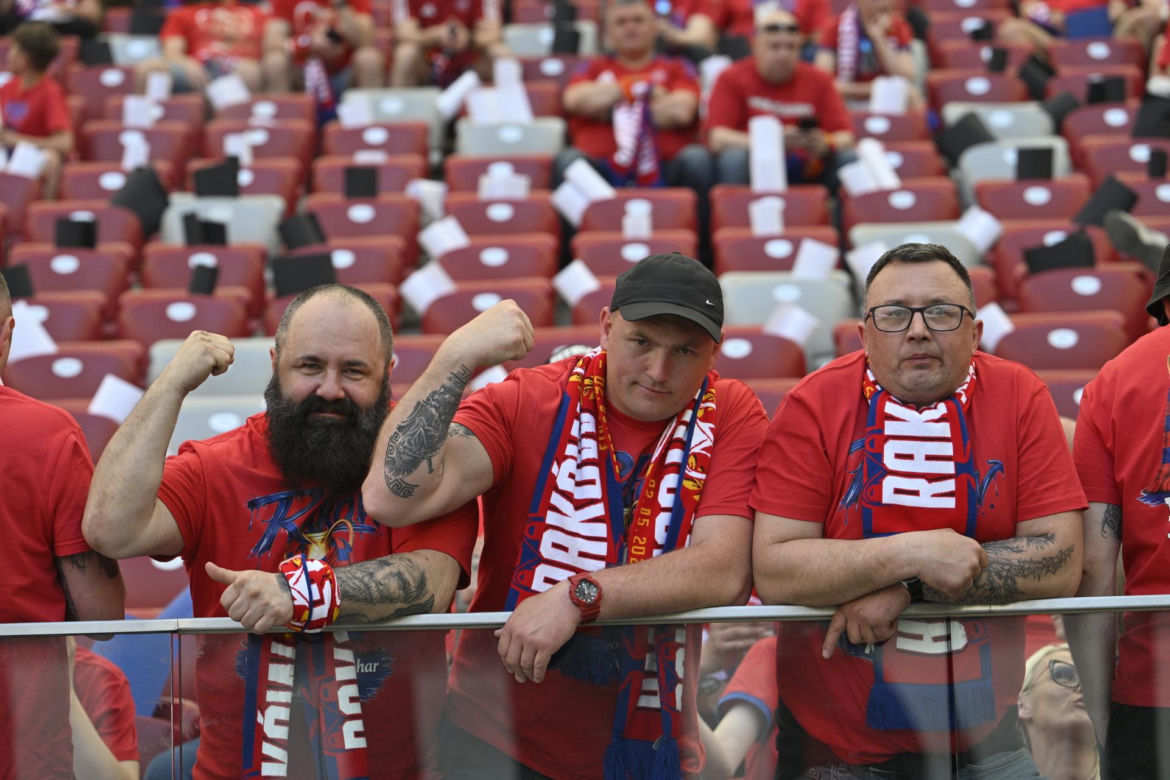 Kibice na finale Pucharu Polski: Górnik - Raków