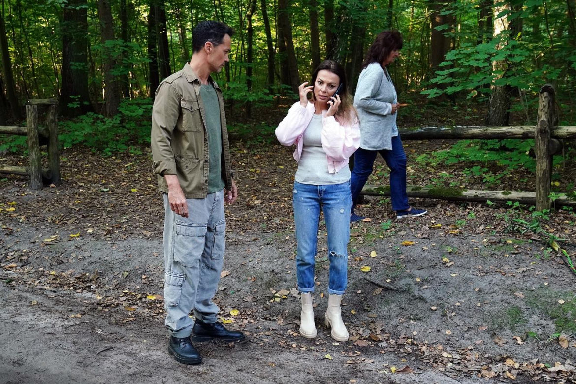 Barwy szczęścia odc. 2942: Kasia (Katarzyna Glinka), Mariusz (Rafał Cieszyński)