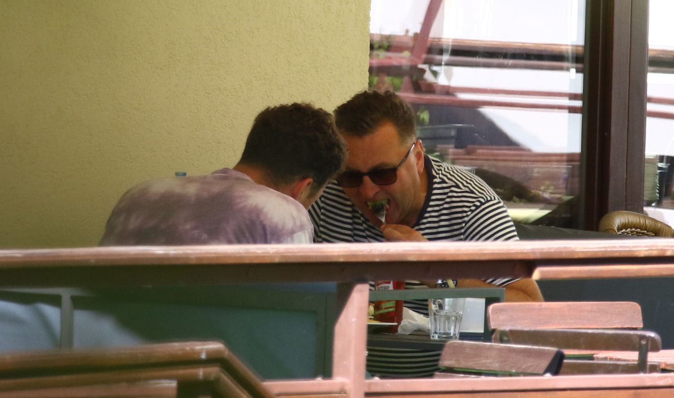 Czesław Michniewicz w restauracji