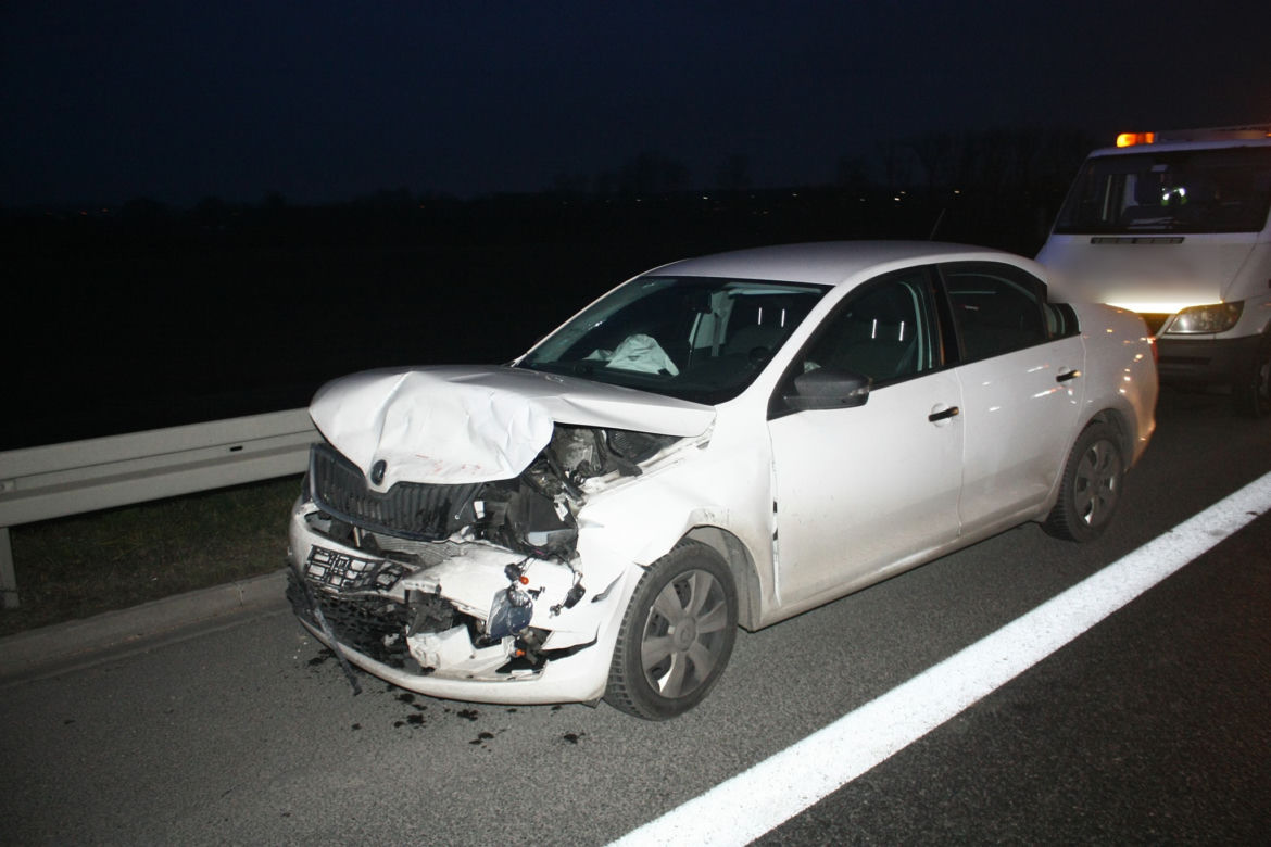 Niebezpiecznie na autostradowej obwodnicy Krakowa
