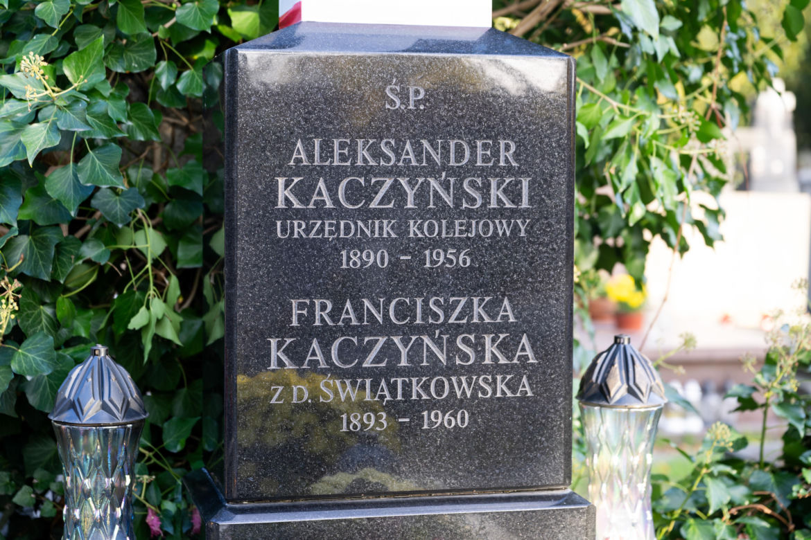 Tak wygląda grób Rajmunda Kaczyńskiego