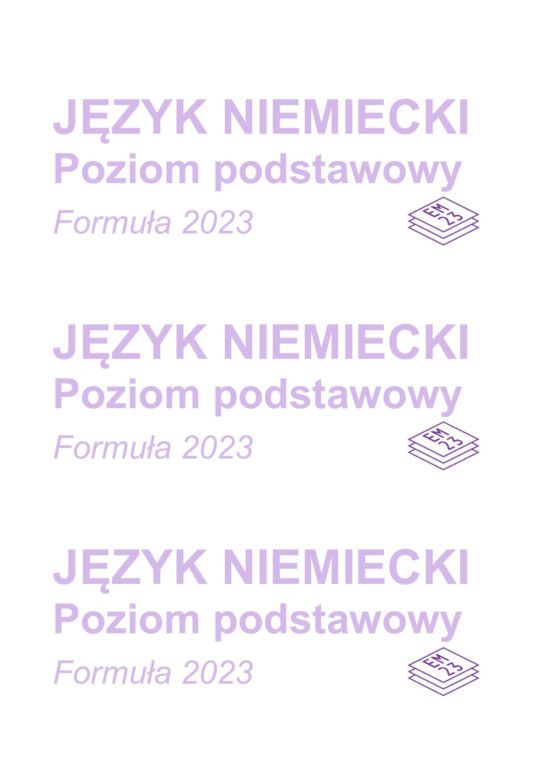 Matura 2026 z NIEMIECKIEGO: arkusze CKE, poziom podstawowy [Formuła 2023] 06.05.2026