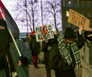 Strajk Kobiet w Szczecinie: Manifestacja na placu Solidarności - 28.01.2021