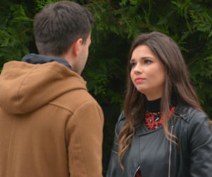 Pierwsza miłość. Magda (Karolina Sawka), Mikser (Błażej Michalski)