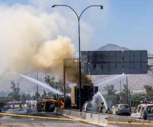 Potężny wybuch na ruchliwej trasie! Wiele ofiar