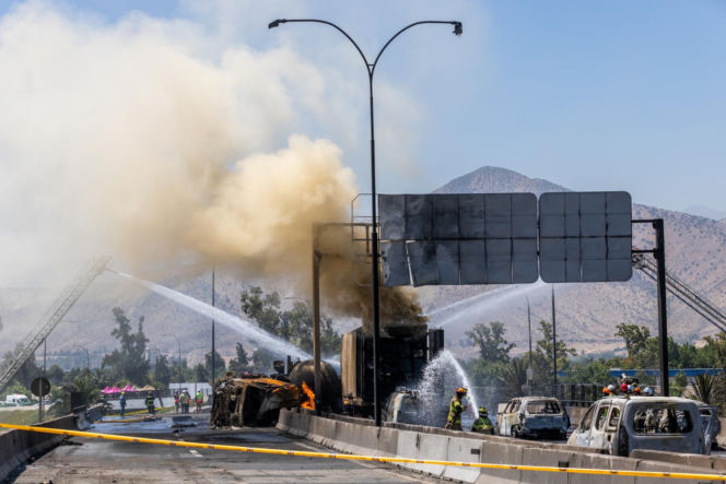 Potężny wybuch na ruchliwej trasie! Wiele ofiar