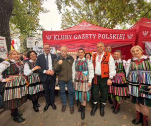 Poseł Telus z delegacją z Opoczna wspierał protestujących przed TK