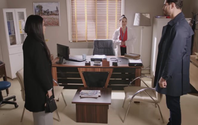 Panna młoda, odcinek 30. Hancer, Cihan, lekarka