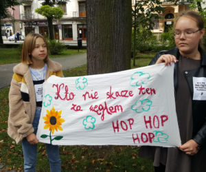 Młodzieżowy Strajk Klimatyczny w Nowym Sączu