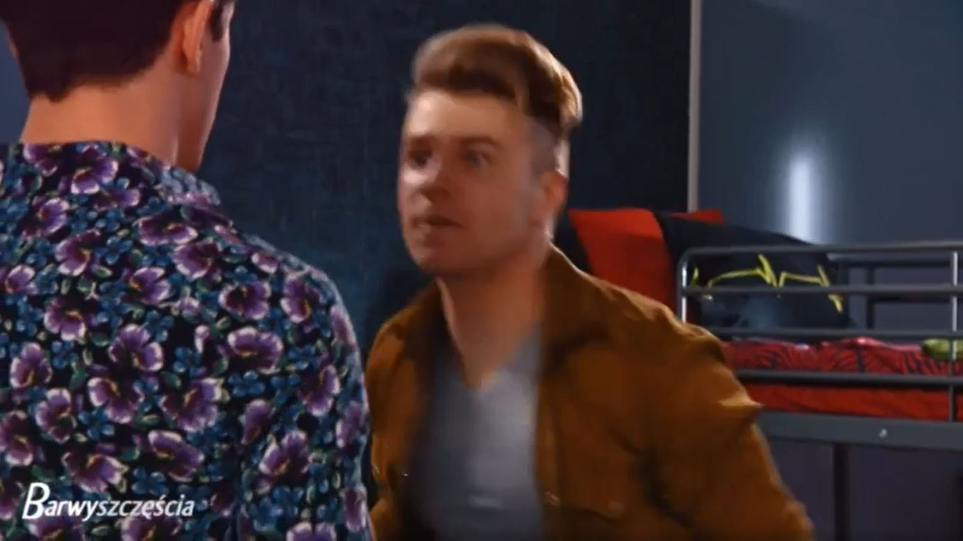 Barwy szczęścia: Justin (Jasper Sołtysiewicz), Patryk (Konrad Skolimowski)