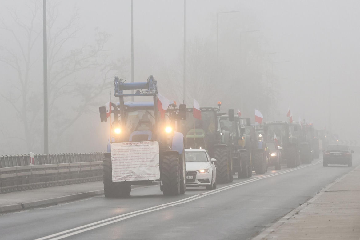 Uniejów. Protest rolników