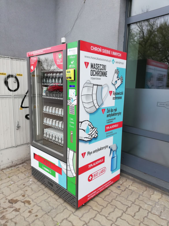 Pierwszy maseczkomat stanął w Legionowie
