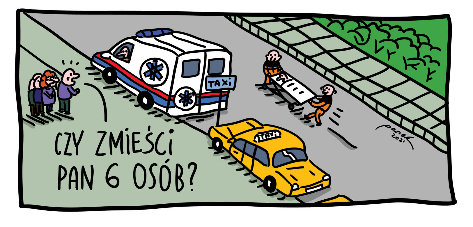 Pogotowie z przymrużeniem oka