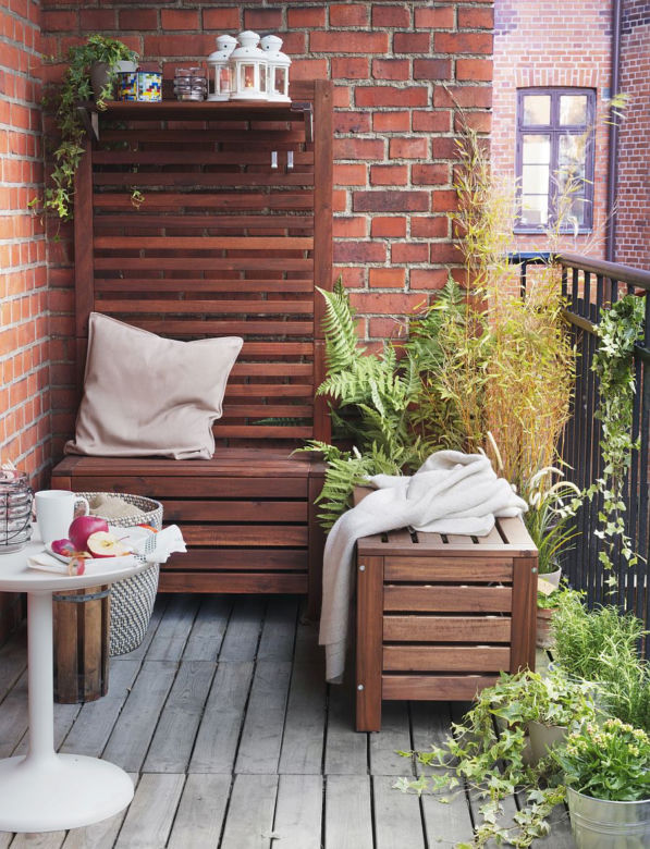 Balkon magiczny i praktyczny IKEA