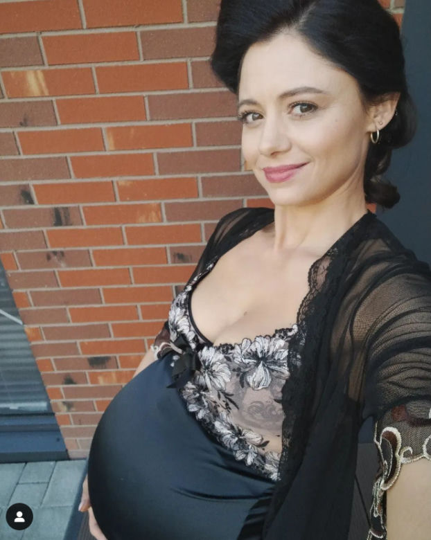 Papiery na szczęście. Adriana Kalska (Marta) na planie