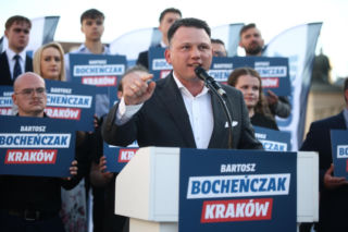 Mentzen namaścił kandydata Konfederacji w Krakowie. „Nie znam lepszego”