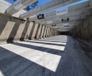 Drążenie tunelu w Świnoujściu - lipiec 2021