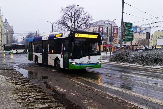 Atak zimy w Szczecinie