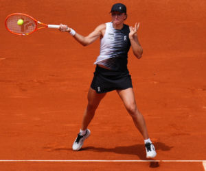 Iga Świątek z drogim zegarkiem