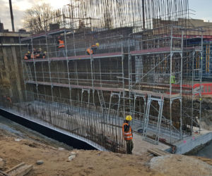 Budowa węzła Łękno - styczeń 2020