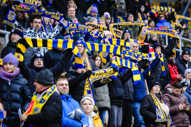 Arka Gdynia - GKS Katowice: Zdjęcia kibiców z meczu 22. kolejki PKO BP Ekstraklasy