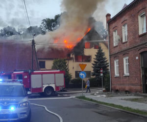 Tragiczny pożar plebanii w Nowym Stawie