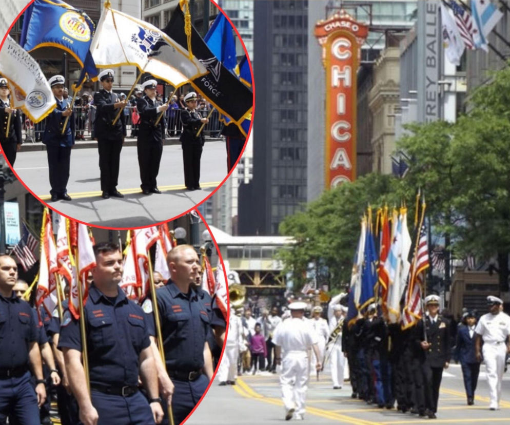 Memorial Day Parade w Chicago