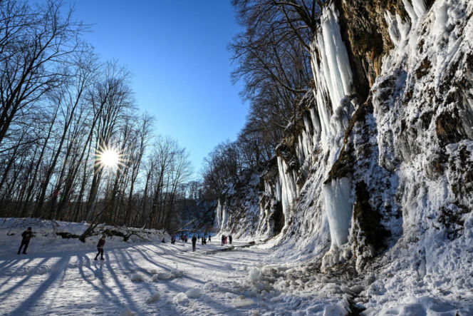 Na Podkarpaciu znów pojawiły się lodospady. Są określane cudem natury