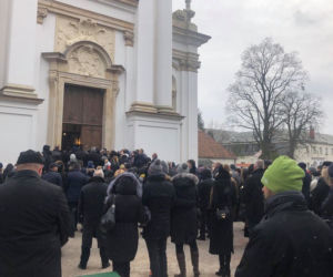 Pogrzeb prof. Romualda Dębskiego.