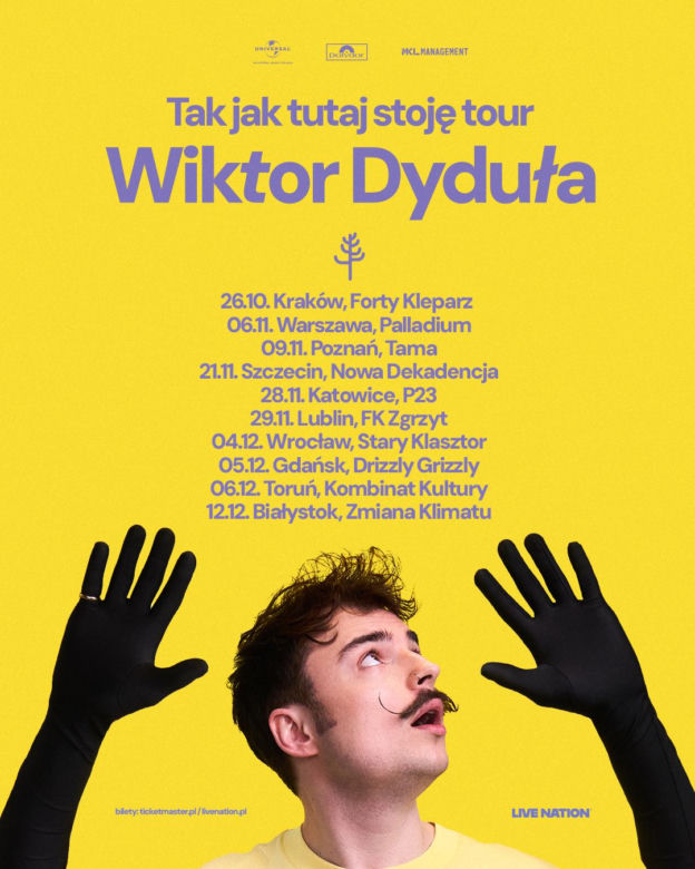 Wiktor Dyduła rusza w drugą, autorską trasę. Gdzie zagra artysta?