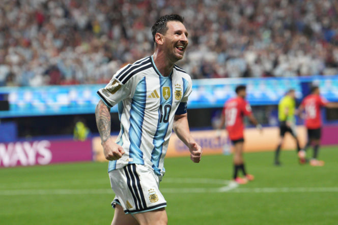 Leo Messi, mecz z Egiptem
