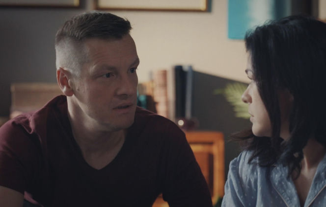 M jak miłość, odcinek 1893. Kinga (Katarzyna Cichopek), Piotrek (Marcin Mroczek)