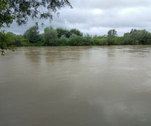 Wysoki Dunajec pod Tarnowem! Biała przy Azotach też przybiera