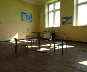 Opuszczona szkoła podstawowa na Śląsku