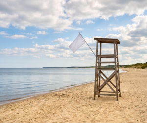 Sinice Mechelinki 20.07. Czy w Mechelinkach można się dzisiaj kąpać? Flaga, warunki pogodowe