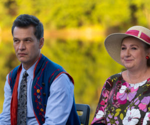 Na dobre i na złe, odc. 831. Andrzej Falkowicz (Michał Żebrowski), Jadzia (Aldona Jankowska)