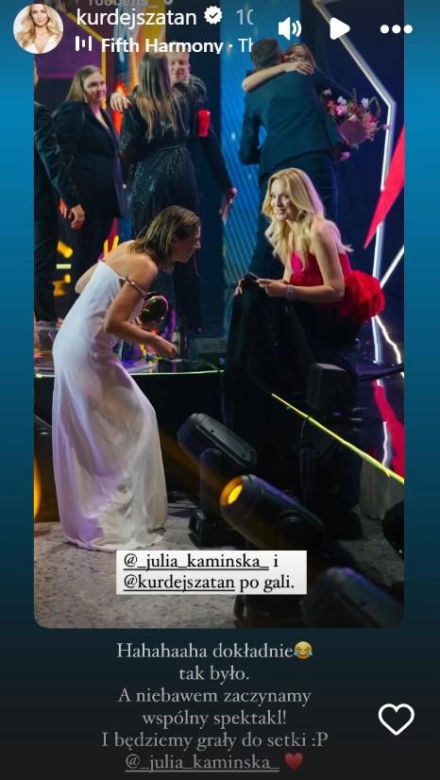 Barbara Kurdej-Szatan, Julia Kamińska 