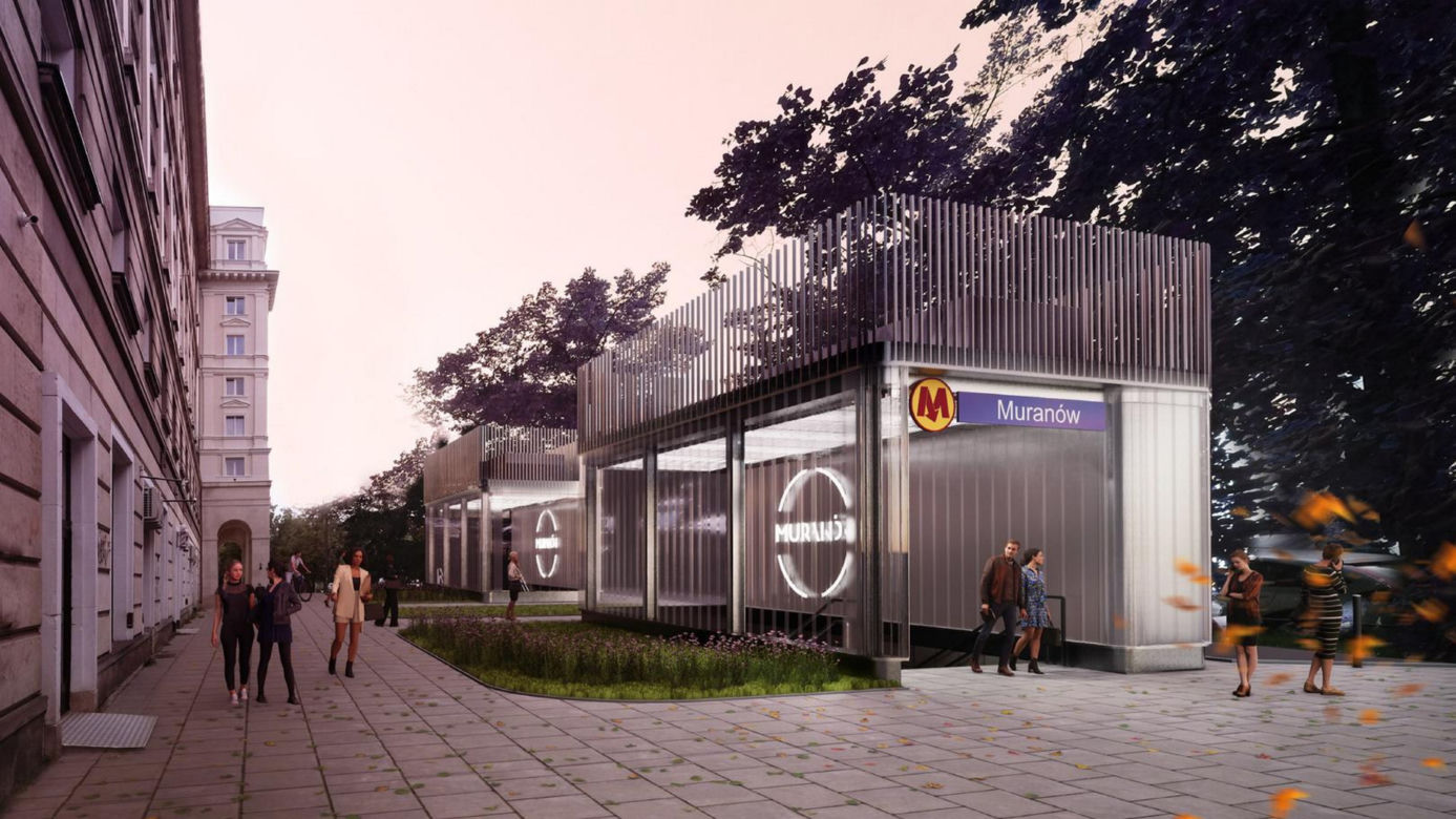 Tak będą wyglądały nowe stacje metra - Muranów i Plac Konstytucji 