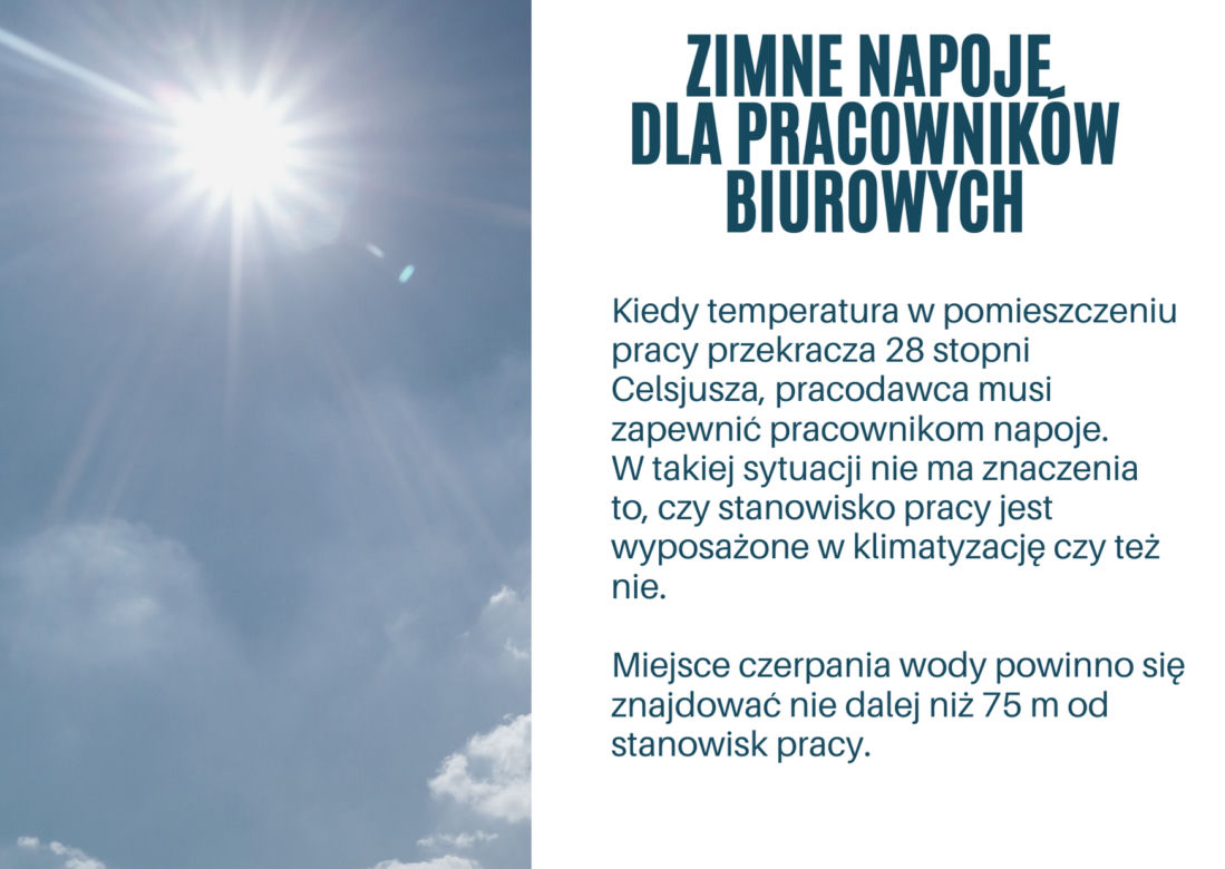 Praca w upale. Co musi zapewnić pracodawca? Jakie przywileje ma pracownik?