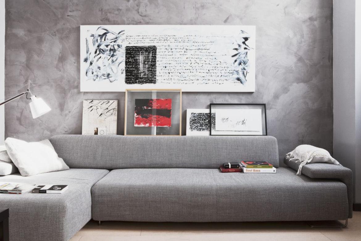 Szara sofa