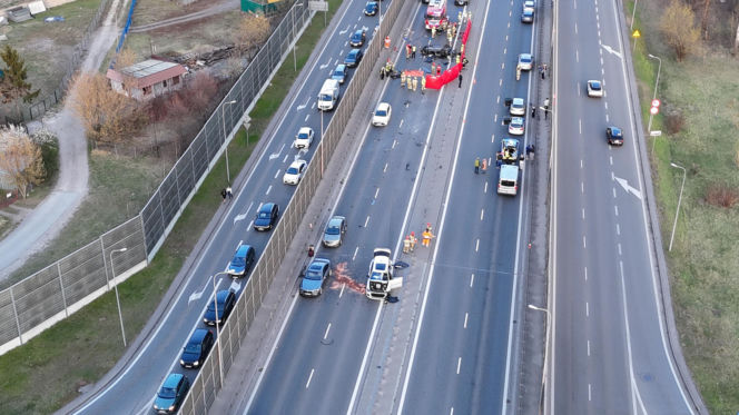 Śmiertelny wypadek Łomianki DK7