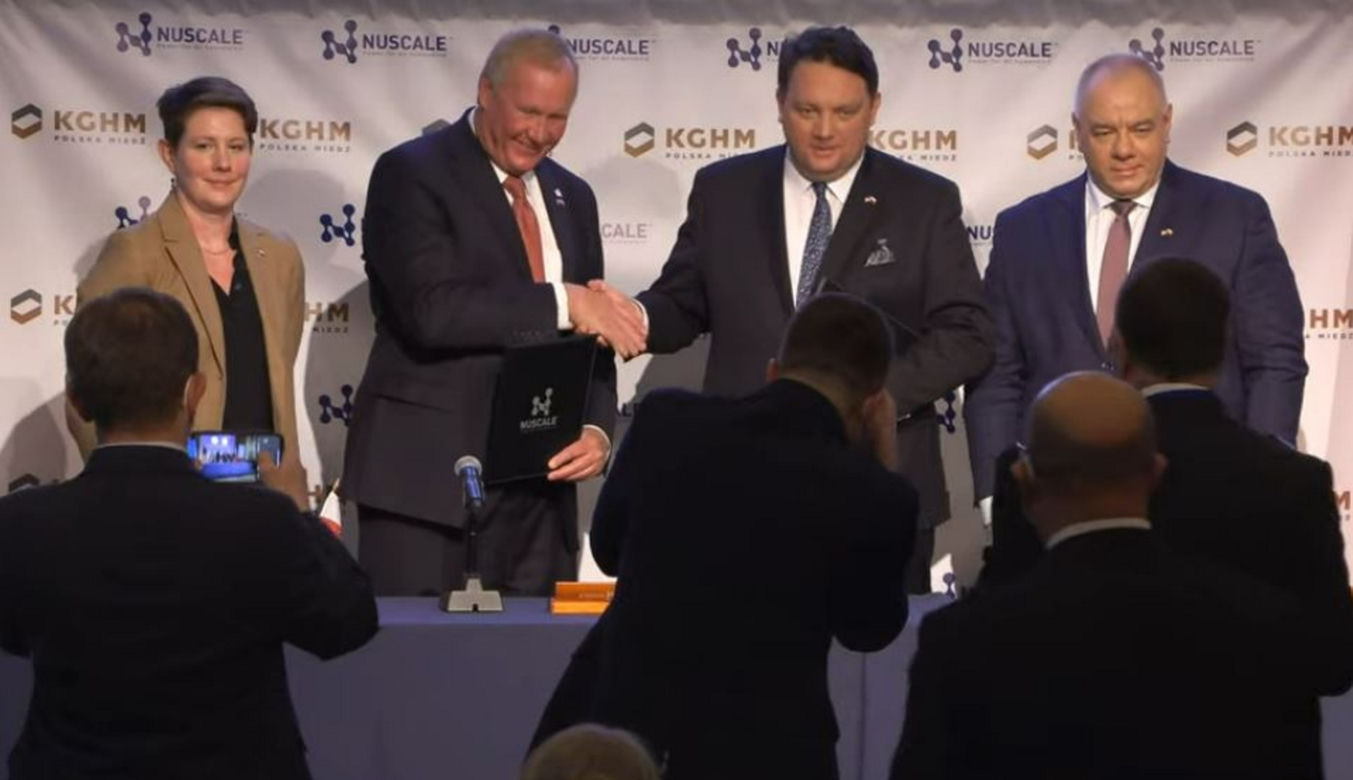 KGHM podpisuje w USA (z udziałem wicepremierem Sasina) umowę na małe reaktory jądrowe