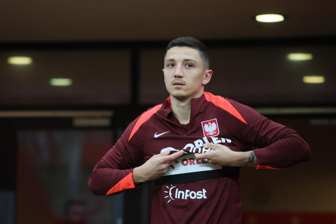 Eliminacje ME 2024. Trening reprezentacji Polski na PGE Narodowym przed meczem barażowym z Estonią