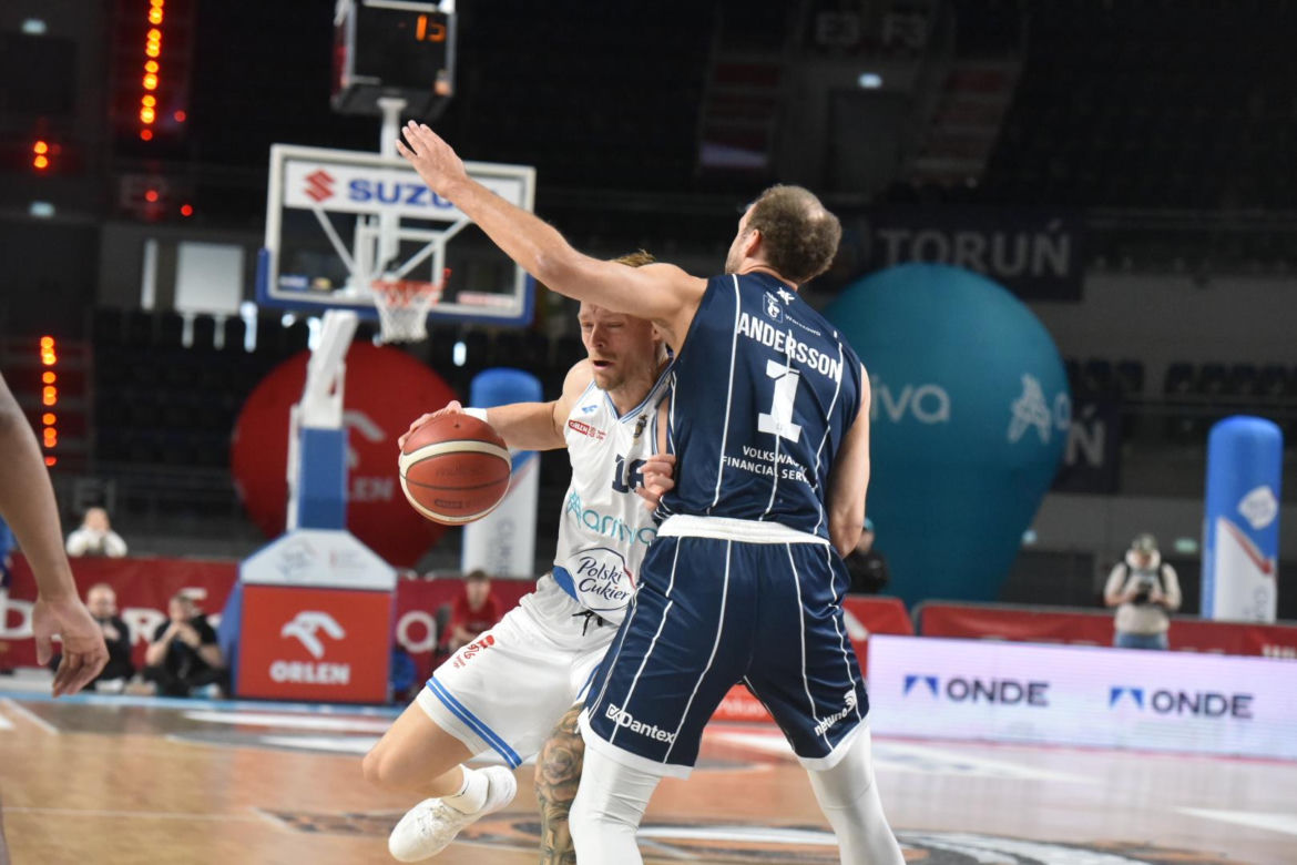 Arriva Polski Cukier Toruń - Dziki Warszawa 86:82, zdjęcia z pierwszego meczu fazy play-in