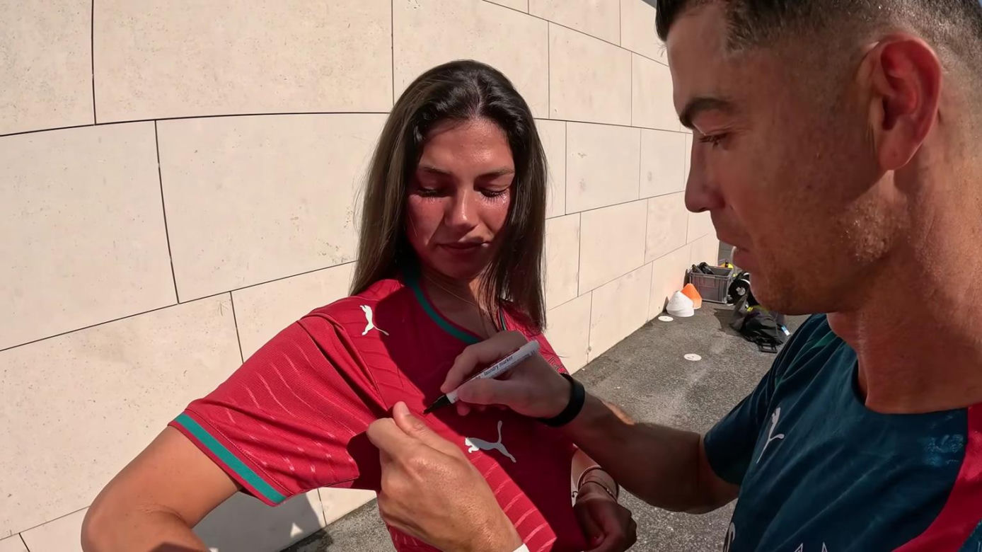 Cristiano Ronaldo i Celine Dept